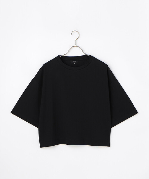 COMME CA ISM(コムサイズム)の「【接触冷感】ビッグボックスシルエットTシャツ(Tシャツ/カットソー・レディース・ブラック/ホワイト・LARGE/MEDIUM)」の15枚目の写真