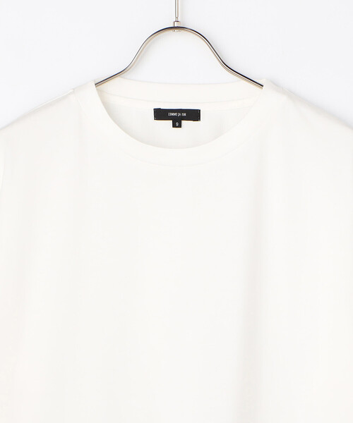 COMME CA ISM(コムサイズム)の「【接触冷感】ビッグボックスシルエットTシャツ(Tシャツ/カットソー・レディース・ブラック/ホワイト・LARGE/MEDIUM)」の17枚目の写真
