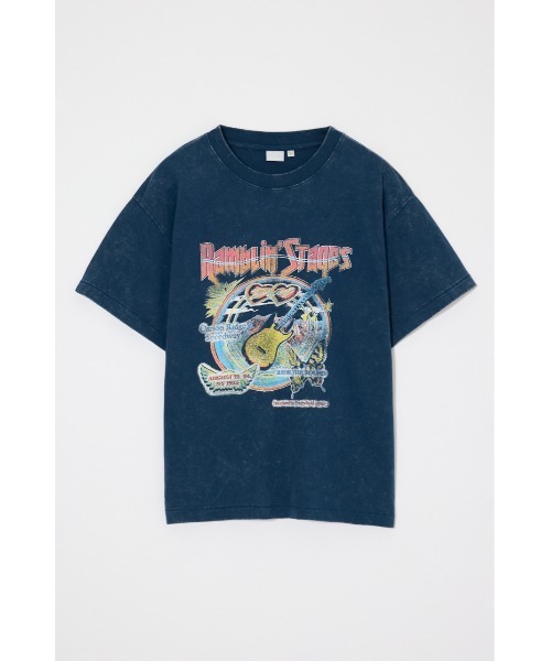MOUSSY(マウジー)の「70S MUSIC FEST Tシャツ(Tシャツ/カットソー・レディース・ホワイト/ライトブラック/バーガンディー/ダークブルー・FREE)」の10枚目の写真