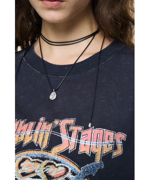 MOUSSY(マウジー)の「70S MUSIC FEST Tシャツ(Tシャツ/カットソー・レディース・ホワイト/ライトブラック/バーガンディー/ダークブルー・FREE)」の18枚目の写真