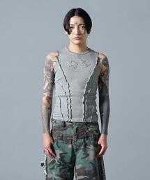 MAVYTH/メヴィス/DISTORT STITCH NOSLEEVES