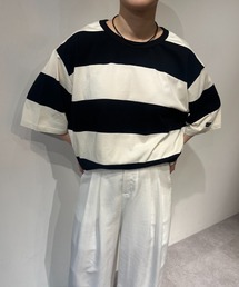 ワイドボーダーTシャツ