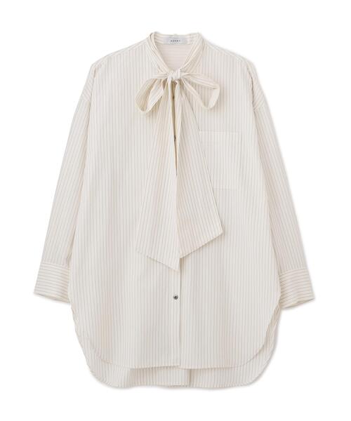 ADORE（アドーア）の「◆ワイドボゥブラウス（シャツ/ブラウス・レディース・ブラック/ブルー/ホワイト・38）」の13枚目の写真