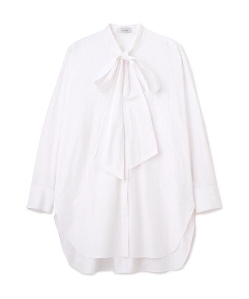 ADORE（アドーア）の「◆ワイドボゥブラウス（シャツ/ブラウス・レディース・ブラック/ブルー/ホワイト・38）」の18枚目の写真