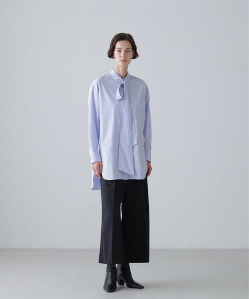 ADORE（アドーア）の「◆ワイドボゥブラウス（シャツ/ブラウス・レディース・ブラック/ブルー/ホワイト・38）」の20枚目の写真