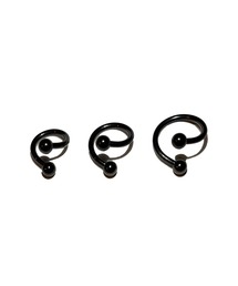 MORPH（モルフ）の「MORPH モルフ スパイラル ボディーピアス 14ゲージ 6mm~12mm（ピアス（片耳用））」