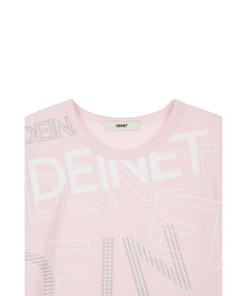 DEINET(ダイニット)の「DEINET MIXED LOGO T-SHIRTS IN PINK(Tシャツ/カットソー・レディース・その他・FREE)」の4枚目の写真
