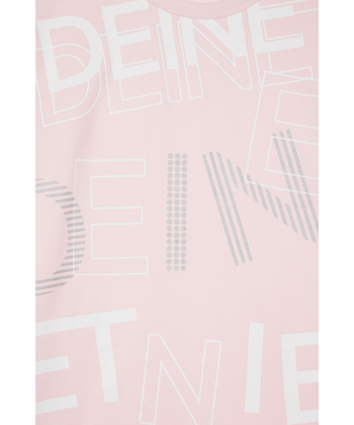 DEINET(ダイニット)の「DEINET MIXED LOGO T-SHIRTS IN PINK(Tシャツ/カットソー・レディース・その他・FREE)」の5枚目の写真