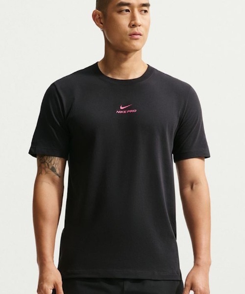 NIKE（ナイキ）の「ナイキ NIKE ナイキ DF STD PRO S/S Tシャツ（Tシャツ/カットソー・メンズ・ホワイト/ブラック・S/M/L/LL/3L）」の2枚目の写真