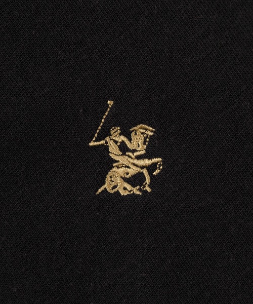 BEVERLY HILLS POLO CLUB(ビバリーヒルズポロクラブ)の「【71】【BEVERLY HILLS POLO CLUB/ビバリーヒルズポロクラブ】TC裏起毛 配色フェイクレイヤード クルーネック スウェット/ワンポイント刺繍/トレーナー/プルオーバー/オーバーサイズ/ユニセックス /レディース/メンズ(スウェット・メンズ・グレー/レッド/グリーン/ブラック/ネイビー・M/L/XL)」の11枚目の写真