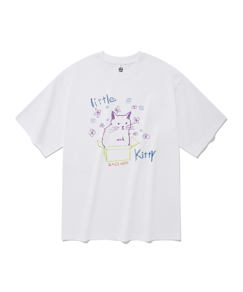 RADINEO(ラディネオ)の「リトルキティ 半袖Tシャツ ホワイト(Tシャツ/カットソー・メンズ・その他・SMALL/X-LARGE/LARGE/MEDIUM)」の1枚目の写真