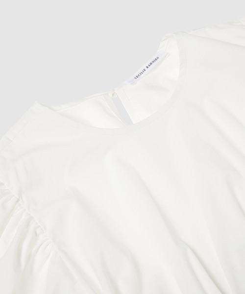 CECILIE BAHNSEN(セシリー バンセン)の「PUFF SLEEVE TOP WITH TIE DETAILS(シャツ/ブラウス・レディース・アイボリー・8/6)」の4枚目の写真