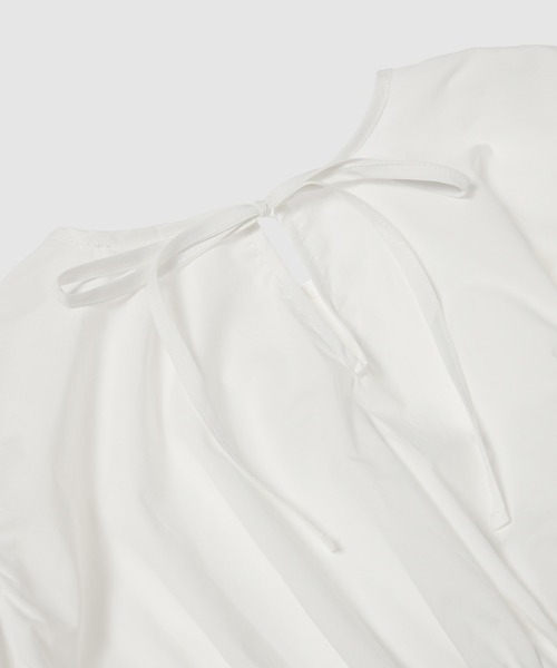 CECILIE BAHNSEN(セシリー バンセン)の「PUFF SLEEVE TOP WITH TIE DETAILS(シャツ/ブラウス・レディース・アイボリー・8/6)」の5枚目の写真