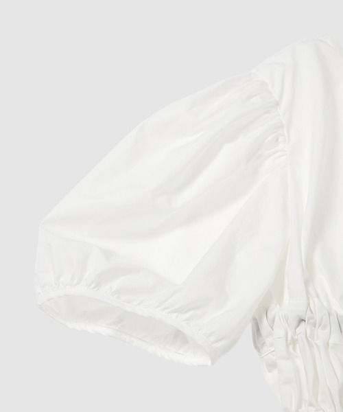 CECILIE BAHNSEN(セシリー バンセン)の「PUFF SLEEVE TOP WITH TIE DETAILS(シャツ/ブラウス・レディース・アイボリー・8/6)」の6枚目の写真