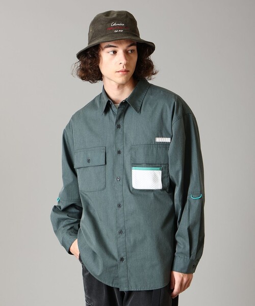 Columbia(コロンビア)の「Columbia/ シャックルトンレンジシャツ /コロンビア(シャツ/ブラウス・メンズ・パープル/グリーン/イエロー・XL/L/S/M)」の1枚目の写真