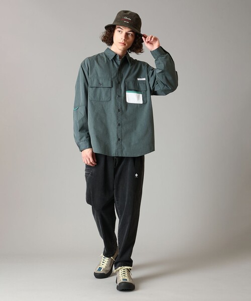 Columbia(コロンビア)の「Columbia/ シャックルトンレンジシャツ /コロンビア(シャツ/ブラウス・メンズ・パープル/グリーン/イエロー・XL/L/S/M)」の8枚目の写真