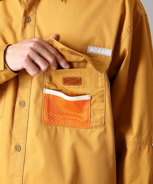 Columbia(コロンビア)の「Columbia/ シャックルトンレンジシャツ /コロンビア(シャツ/ブラウス・メンズ・パープル/グリーン/イエロー・XL/L/S/M)」の13枚目の写真