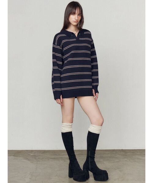 EMODA(エモダ)の「【WEB限定商品】バルキープランプフィットブーツ(ブーツ・レディース・ブラック・LARGE/MEDIUM/SMALL)」の9枚目の写真