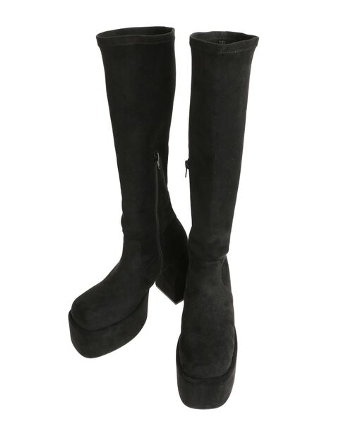 EMODA(エモダ)の「【WEB限定商品】バルキープランプフィットブーツ(ブーツ・レディース・ブラック・LARGE/MEDIUM/SMALL)」の16枚目の写真