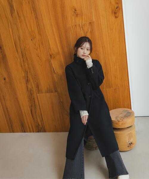 PROPORTION BODY DRESSING(プロポーションボディドレッシング)の「2wayチェスターコート / 1216252101(チェスターコート・レディース・ブラック/ダークグレー/チャコールグレー/ブラウン/ベージュ/ピンク・SMALL/P/S/MEDIUM)」の1枚目の写真