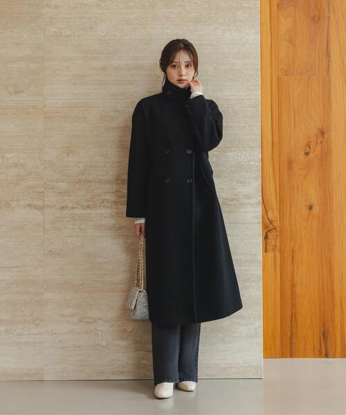 PROPORTION BODY DRESSING(プロポーションボディドレッシング)の「2wayチェスターコート / 1216252101(チェスターコート・レディース・ブラック/ダークグレー/チャコールグレー/ブラウン/ベージュ/ピンク・SMALL/P/S/MEDIUM)」の8枚目の写真