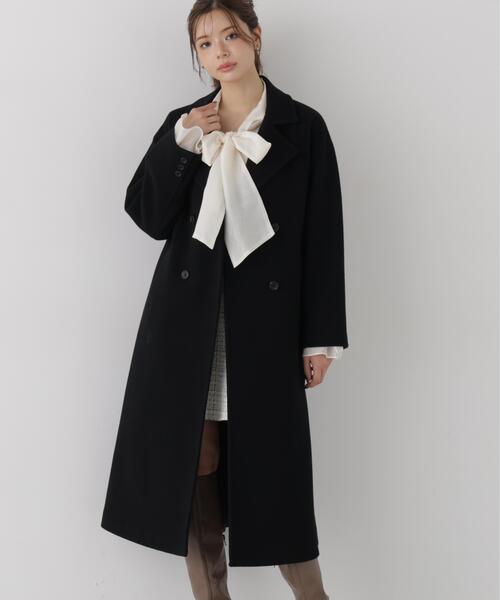 PROPORTION BODY DRESSING(プロポーションボディドレッシング)の「2wayチェスターコート / 1216252101(チェスターコート・レディース・ブラック/ダークグレー/チャコールグレー/ブラウン/ベージュ/ピンク・SMALL/P/S/MEDIUM)」の12枚目の写真