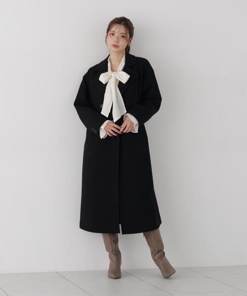 PROPORTION BODY DRESSING(プロポーションボディドレッシング)の「2wayチェスターコート / 1216252101(チェスターコート・レディース・ブラック/ダークグレー/チャコールグレー/ブラウン/ベージュ/ピンク・SMALL/P/S/MEDIUM)」の15枚目の写真