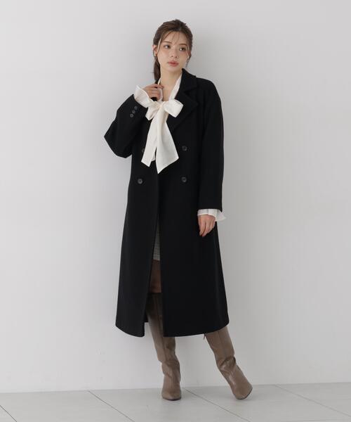 PROPORTION BODY DRESSING(プロポーションボディドレッシング)の「2wayチェスターコート / 1216252101(チェスターコート・レディース・ブラック/ダークグレー/チャコールグレー/ブラウン/ベージュ/ピンク・SMALL/P/S/MEDIUM)」の17枚目の写真