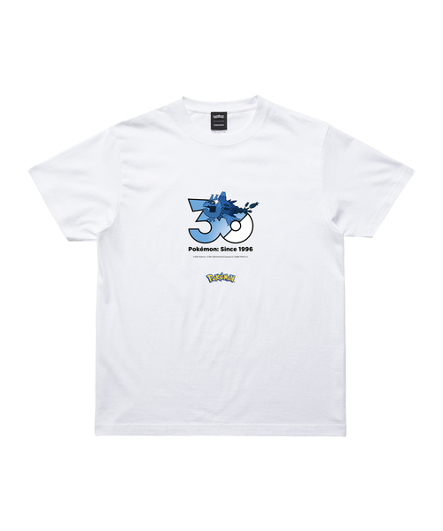 ZOZOSPOT(ゾゾスポット)の「Pokemon 30th Anniversary 1025 T-shirt 「ヨワシ(むれたすがた)」(Tシャツ/カットソー・レディース・ホワイト・SMALL/MEDIUM/LARGE/X-LARGE/XX-LARGE/XXX-LARGE/100cm/110cm/120cm/130cm/140cm/150cm/160cm)」の1枚目の写真