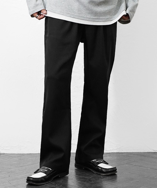 MinoriTY(マイノリティ)の「【MinoriTY】The Standardセミワイドストレートスラックス メンズ 秋服 通年(その他パンツ・メンズ・ネイビー/ブラック/ブラウン/チャコールグレー・M/S/L)」の5枚目の写真