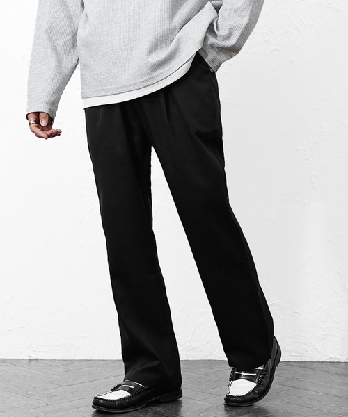 MinoriTY(マイノリティ)の「【MinoriTY】The Standardセミワイドストレートスラックス メンズ 秋服 通年(その他パンツ・メンズ・ネイビー/ブラック/ブラウン/チャコールグレー・M/S/L)」の6枚目の写真