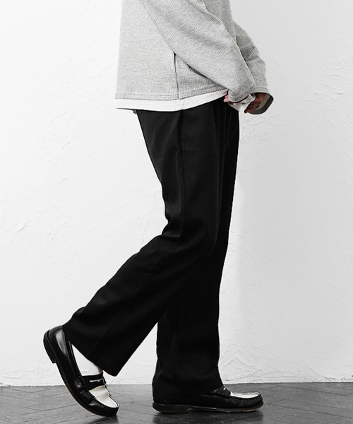 MinoriTY(マイノリティ)の「【MinoriTY】The Standardセミワイドストレートスラックス メンズ 秋服 通年(その他パンツ・メンズ・ネイビー/ブラック/ブラウン/チャコールグレー・M/S/L)」の8枚目の写真