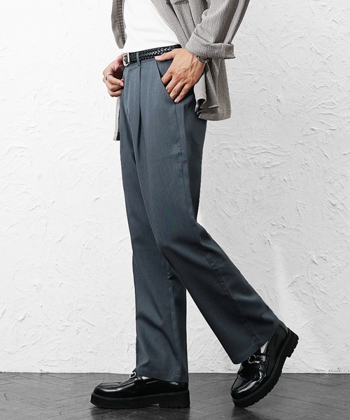 MinoriTY(マイノリティ)の「【MinoriTY】The Standardセミワイドストレートスラックス メンズ 秋服 通年(その他パンツ・メンズ・ネイビー/ブラック/ブラウン/チャコールグレー・M/S/L)」の12枚目の写真
