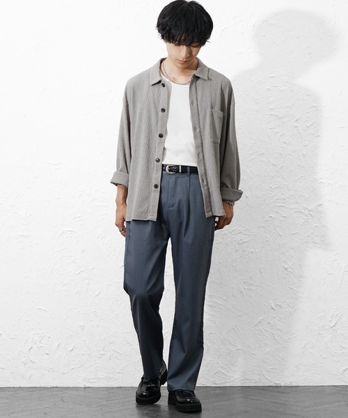 MinoriTY(マイノリティ)の「【MinoriTY】The Standardセミワイドストレートスラックス メンズ 秋服 通年(その他パンツ・メンズ・ネイビー/ブラック/ブラウン/チャコールグレー・M/S/L)」の14枚目の写真