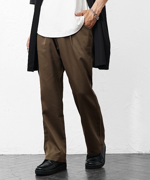 MinoriTY(マイノリティ)の「【MinoriTY】The Standardセミワイドストレートスラックス メンズ 秋服 通年(その他パンツ・メンズ・ネイビー/ブラック/ブラウン/チャコールグレー・M/S/L)」の16枚目の写真