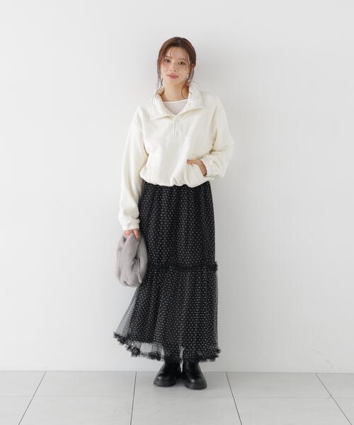 PROPORTION BODY DRESSING（プロポーションボディドレッシング）の「＜ａ＞フリースプルオーバー / 1216260004（その他トップス・レディース・ダークグレー/ホワイト系その他・FREE）」の22枚目の写真