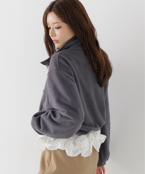 PROPORTION BODY DRESSING（プロポーションボディドレッシング）の「＜ａ＞フリースプルオーバー / 1216260004（その他トップス・レディース・ダークグレー/ホワイト系その他・FREE）」の20枚目の写真