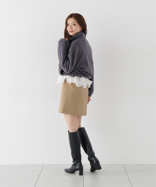 PROPORTION BODY DRESSING（プロポーションボディドレッシング）の「＜ａ＞フリースプルオーバー / 1216260004（その他トップス・レディース・ダークグレー/ホワイト系その他・FREE）」の5枚目の写真