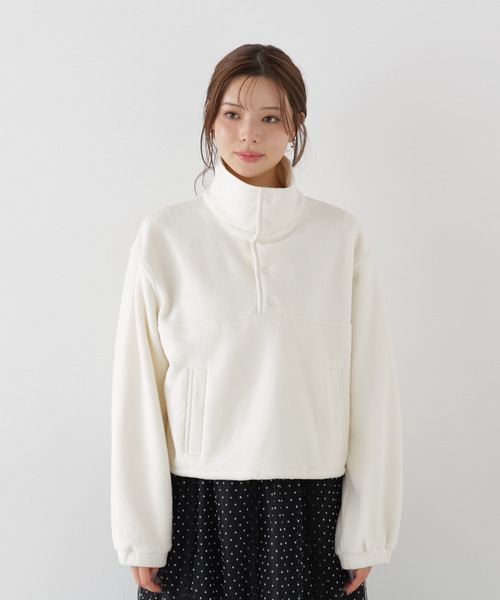 PROPORTION BODY DRESSING（プロポーションボディドレッシング）の「＜ａ＞フリースプルオーバー / 1216260004（その他トップス・レディース・ダークグレー/ホワイト系その他・FREE）」の13枚目の写真