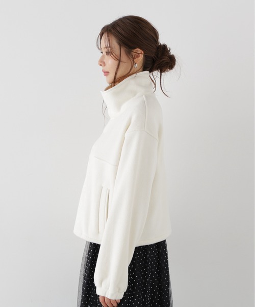 PROPORTION BODY DRESSING（プロポーションボディドレッシング）の「＜ａ＞フリースプルオーバー / 1216260004（その他トップス・レディース・ダークグレー/ホワイト系その他・FREE）」の14枚目の写真