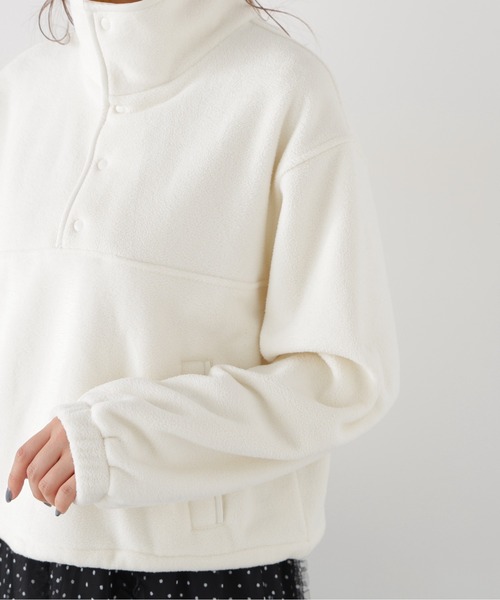 PROPORTION BODY DRESSING（プロポーションボディドレッシング）の「＜ａ＞フリースプルオーバー / 1216260004（その他トップス・レディース・ダークグレー/ホワイト系その他・FREE）」の17枚目の写真