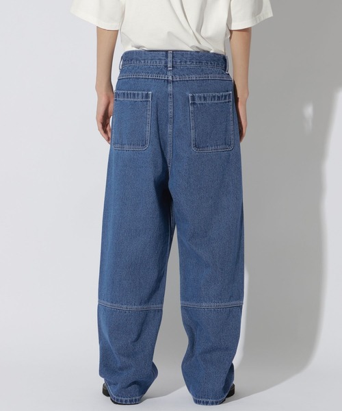 LAKOLE（ラコレ）の「切替ダブルニーデニムパンツ / 1051130（デニムパンツ・メンズ・ブルー/ブラック・LARGE/MEDIUM）」の14枚目の写真