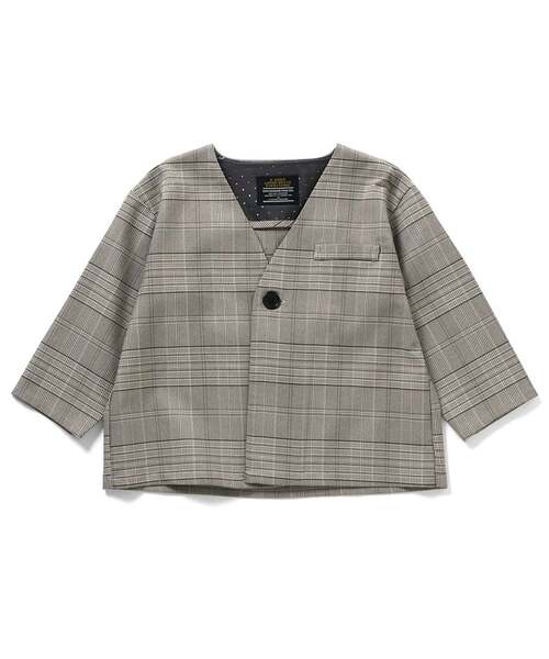 BREEZE(ブリーズ)の「【WEB限定】BOYSフォーマルジャケット_セットアップ可(スーツジャケット・キッズ・ベージュ/グレー/ブラック・90/100/120/110/140/130/150)」の11枚目の写真