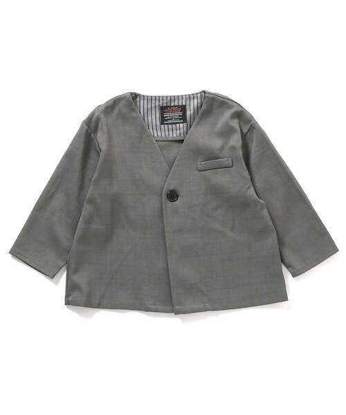 BREEZE(ブリーズ)の「【WEB限定】BOYSフォーマルジャケット_セットアップ可(スーツジャケット・キッズ・ベージュ/グレー/ブラック・90/100/120/110/140/130/150)」の13枚目の写真