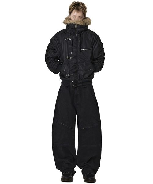 Openyard/オープンヤード』LOCK IN HOODED BOMBER JACKET/ロックイン Openyard/オープンヤード』LOCK IN HOODED BOMBER JACKET/ロックイン