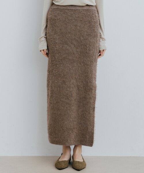 NUE(ヌエ)の「〈NUE〉サイドボタンニットスカート(スカート・レディース・チャコールグレー/モカ・SMALL/MEDIUM)」の18枚目の写真
