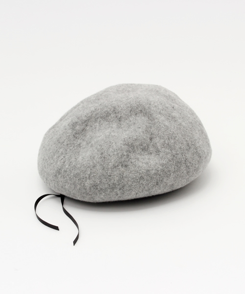 HARE（ハレ）の「バスクベレー(HARE)（ハンチング/ベレー帽・レディース・ブラック/グレー/ブラウン/ボルドー・FREE）」の8枚目の写真
