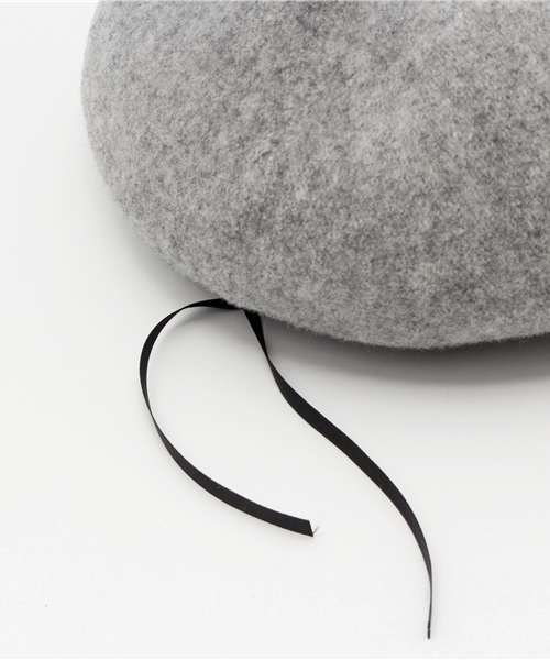 HARE（ハレ）の「バスクベレー(HARE)（ハンチング/ベレー帽・レディース・ブラック/グレー/ブラウン/ボルドー・FREE）」の5枚目の写真