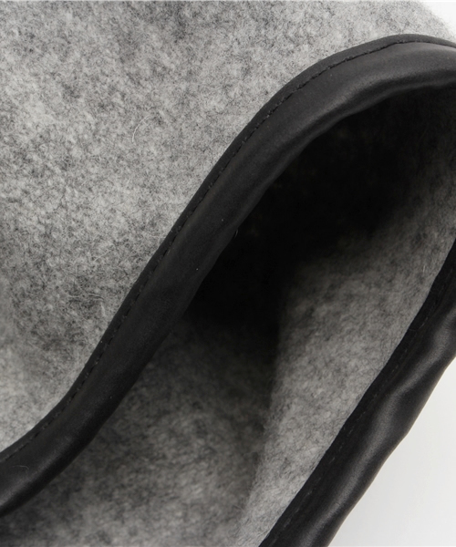 HARE（ハレ）の「バスクベレー(HARE)（ハンチング/ベレー帽・レディース・ブラック/グレー/ブラウン/ボルドー・FREE）」の6枚目の写真