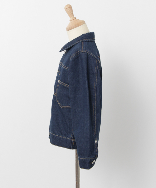 URBAN RESEARCH DOORS(アーバンリサーチドアーズ)の「DOORS デニムジャケット(KIDS)(デニムジャケット・キッズ・インディゴブルー・135/120/105)」の11枚目の写真